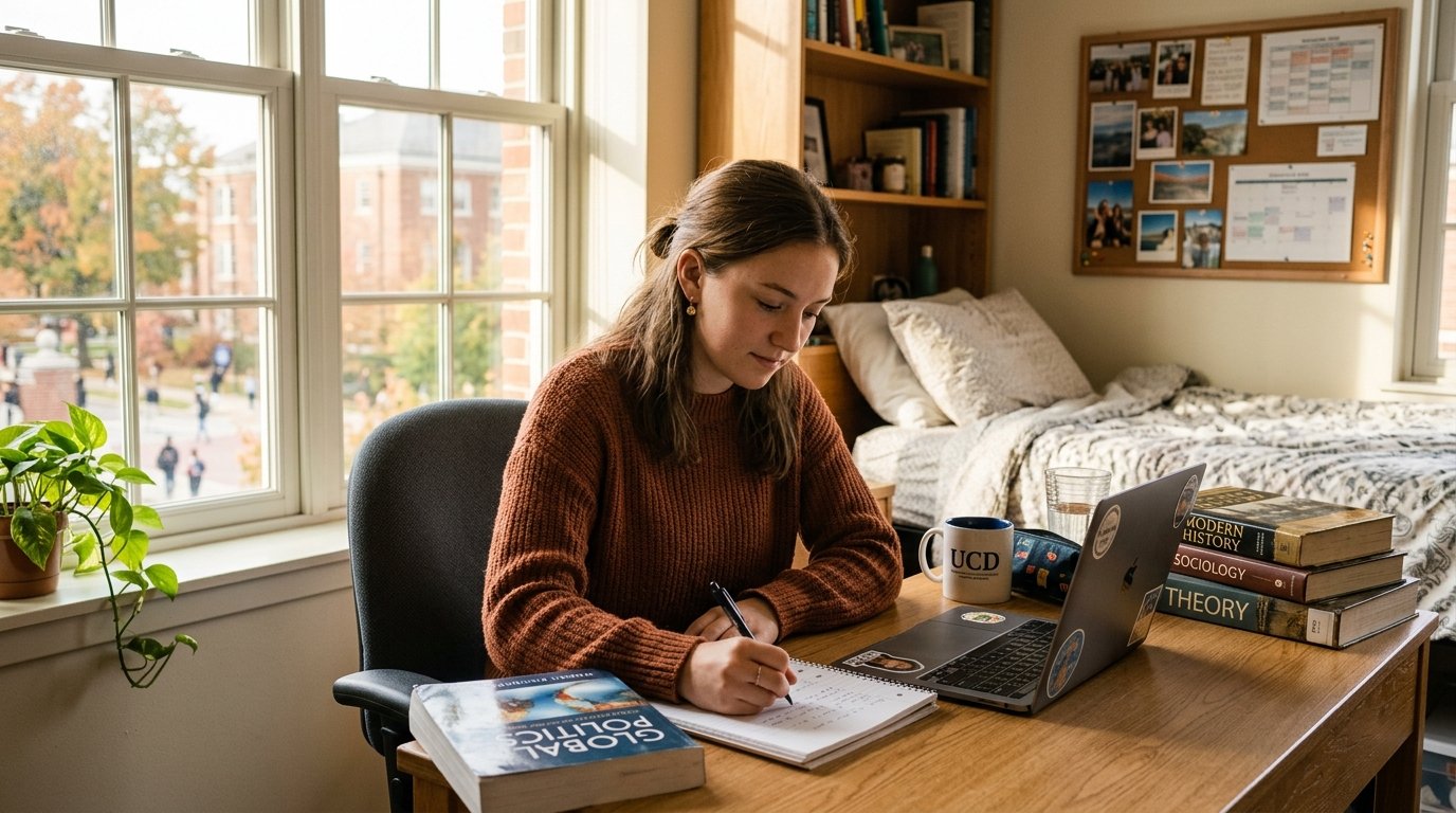 ESA Letters for College Dorms student studying